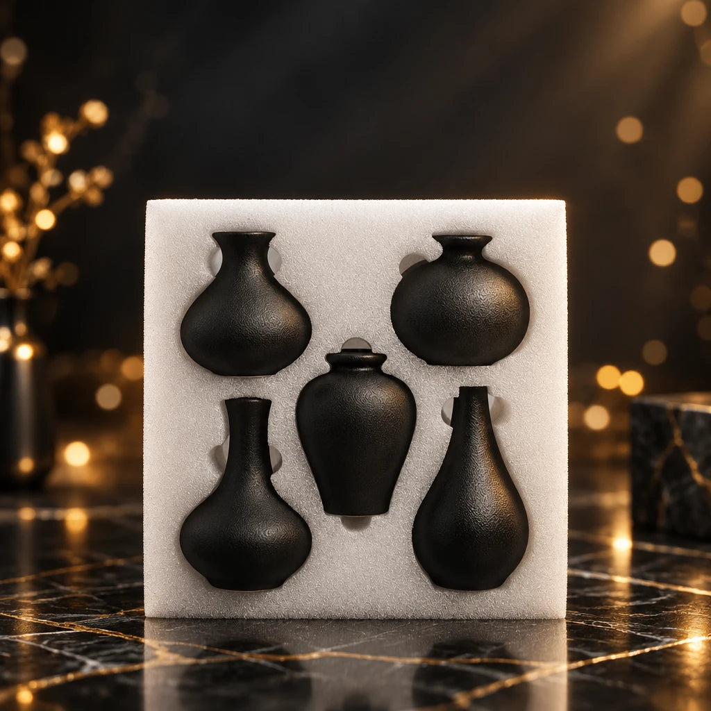 Velmora Matte Ceramic Vase Set